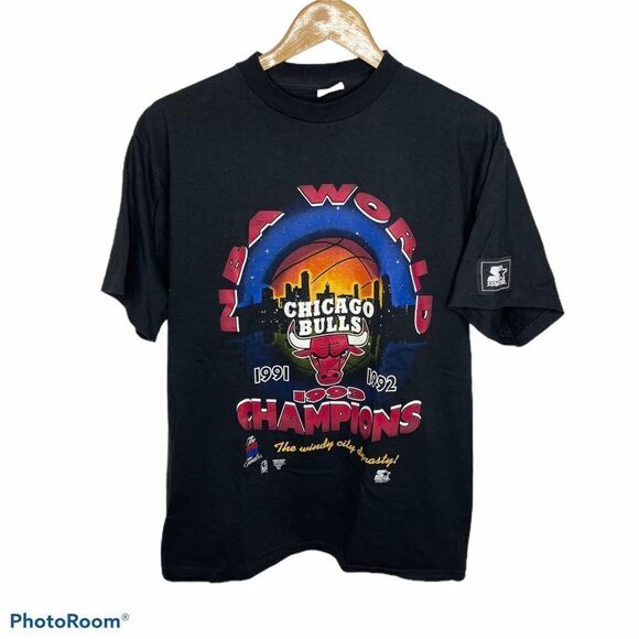 Vintage 1993 Chicago Bulls NBA World Champions Single Stitch Tshirt Tee Medium M
